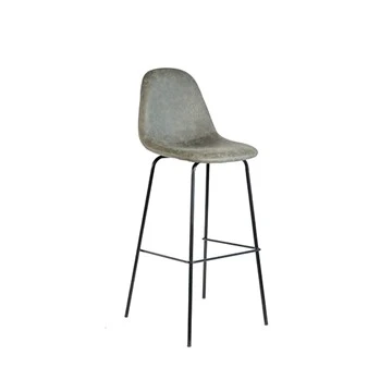 Ghế quầy bar da có lưng