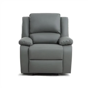 Ghế sofa đơn có ghế tựa bọc da-max-g