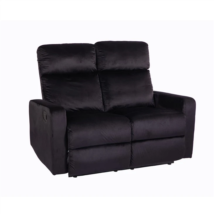 Ghế sofa có thể ngả hai{0}}chỗ bằng vải nhung