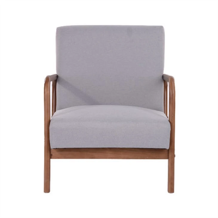 Ghế Giải Trí Mid Century Gỗ Có Tay