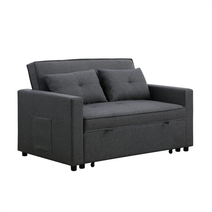 Giường sofa Futon bọc vải lanh của Partner