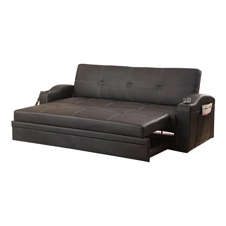 Giường sofa có thể gập lại bằng da PU