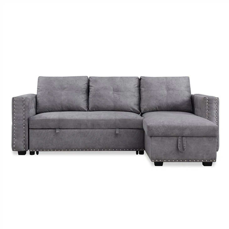 Sofa góc có thể đảo ngược lưu trữ PU