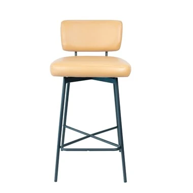 Ghế Bar / Ghế đẩu kim loại / Ghế quầy bọc nệm có chỗ để chân