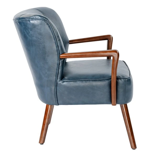 Wooden Accent Chair Leisure Reading Armchair PRAPIROON-P